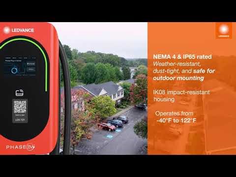 LEDVANCE PHASE EV™ Level 2 Commercial Charging Stations