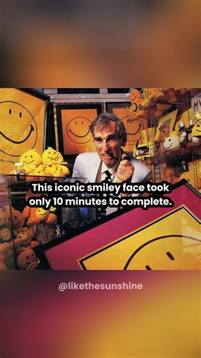 The iconic smiley face that cheered up the world #history #art