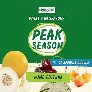 21K views · 98 reactions | Shop a variety of fresh fruits & veggies bursting with seasonal flavor—California grown and only here for a limited time! | Sprouts Farmers Market | Facebook