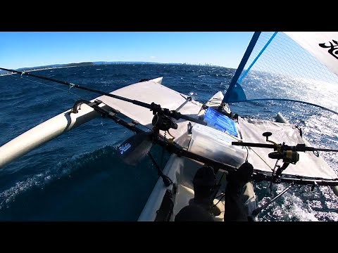 Hobie Tandem Adventure Island // Sailing kayak maiden voyage