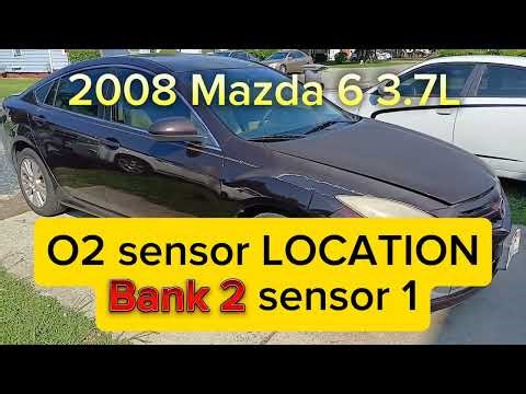 2008 Mazda 6 3.7L BANK 2 SENSOR 1 o2 sensor LOCATION