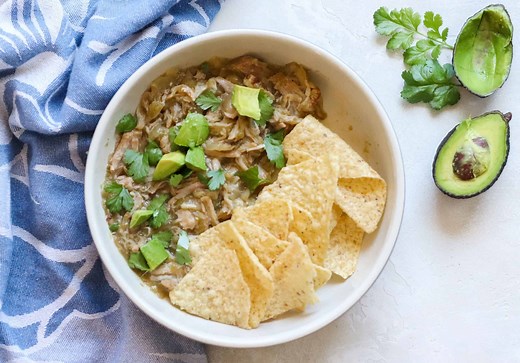 Slow Cooker Salsa Verde Pork Recipe - super easy!