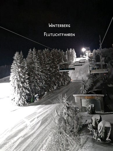 Flutlichtfahren Winterberg❄️⛷️ #winterberg #ski #flutlichtski #fyp #skiing