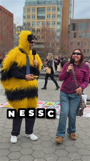 Why is this word so hard to spell?! 😭🐝 #spellingbee #streetinterview #nyc