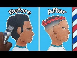 Taking My Characters To The Barbershop- Drawing Hairstyles!