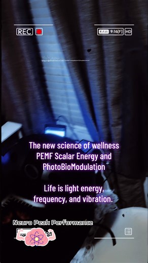 No pills, no noise, no hacks, just pure quantum wellness. Our bodies are photonic energy grids which vibrate in unique frequencies. WiFi networks, blue toxic screens, and 5G radiation scramble our DNA and wreak havoc with our cellular health. Scalar energy unscrambles, sets everything back to original bio-blueprint factory settings. The frequency guides the body remembers. PBM activates your mitochondrial function to optimal levels. We are truly quantum beings. This is about longevity. Neuro Pea