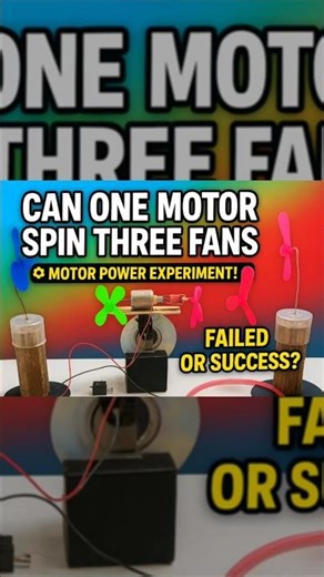 "MOTOR EXPERIMENT FAILED!""We Tried… But It Didn’t Work ""DIY SCIENCE PROJECT 🔧"