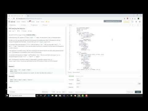 LeetCode Problem #936 Stamping The Sequence