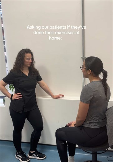 🕺Do YOU do your exercises?! #physiotok #physiohumor #osteopath #sportstherapist #exercises