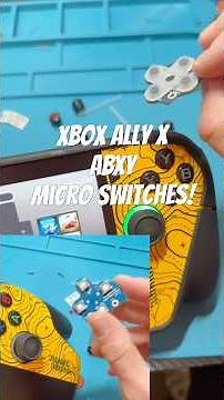 Clicky Xbox Ally X Micro Switch Upgrade Mod! 😎🔥 #xboxallyx #xboxallyxmods