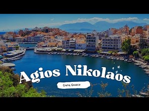 Walking Tour of Agios Nikolaos, 4K– Crete's Gem by the Sea ✈️⛱️