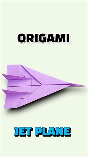 Origami Jet Plane | How to make paper airplane #paperplane #diy #youtubeshorts