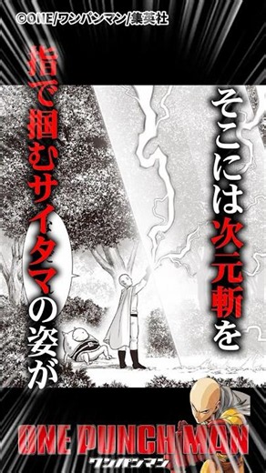 Saitama stops a Dimensional Slash with his finger #OnePunchMan #onepanchman