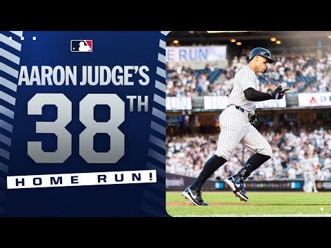 ALL RISE for Aaron Judge’s 38th home run! 💪