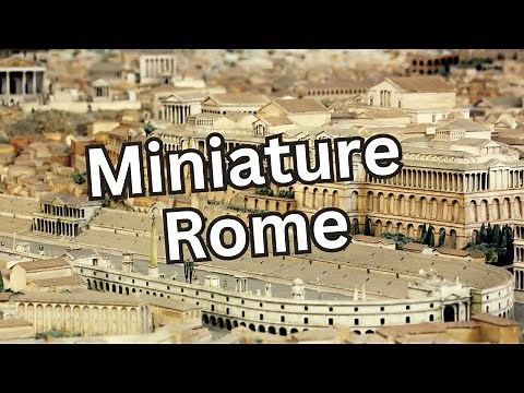 The largest handmade model of Imperial Rome