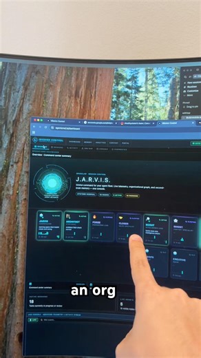 I added Jarvis to my Mission Control dashboard! #jarivs #openclaw #gpt #ai #agents