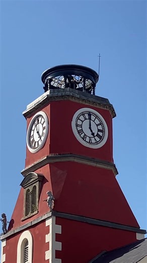 Pembroke Clock Tower Chimes 5 PM #kyletheringer #clocktower #clockchime #chiming