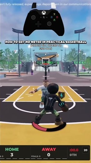 HOW TO GET NO METER IN PRACTICAL BASKETBALL #practicalbasketball #basketball #roblox
