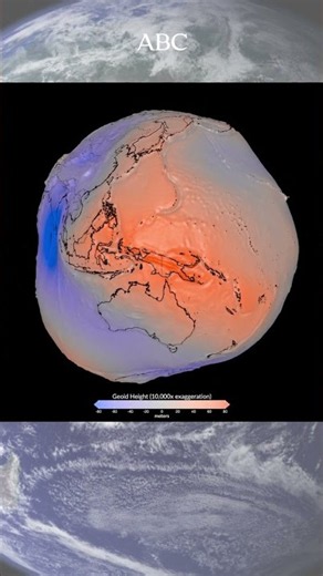 La Nasa revela un modelo 3D de la verdader forma de la Tierra