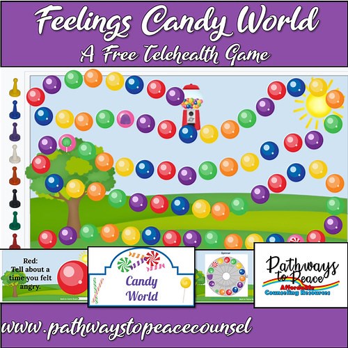 Feelings Candy World - Free Telehealth Game | Pathwaystopeace