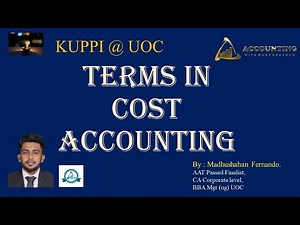 Terms in Cost Accounting | Management Accounting