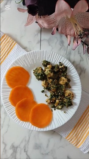 Simple Healthy Spinach & Egg Scramble (Quick Morning Recipe)#breakfast #morningvibes #eggs #fitfood