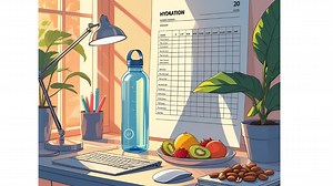 Stay hydrated: Easy chart to track your daily water intake effortlessly