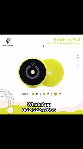 【The Professional's Choice for a Flawless Shine! Engineered with German-imported equipment and professional-grade compounds, these pads swiftly remove scratches and oxidation, restoring your vehicle's mirror-like finish. The multi-layer composite fiber construction ensures perfect contour conformity without damaging paint. Recommended by professional detailers for long-lasting protection and brilliance—keep your car gleaming like new! North Wolf Manufacturing: Quality you can trust. | 万小佩