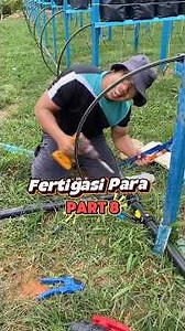 Pasang Paip Fertigasi Para 😍 #bossmipetani #pertanimudakayaberjaya