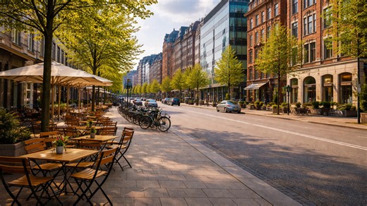 Elegant architecture and gentle light in Amsterdam