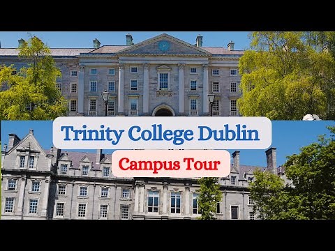 INSIDE TRINITY COLLEGE DUBLIN IRELAND. Trinity College Dublin Campus Tour