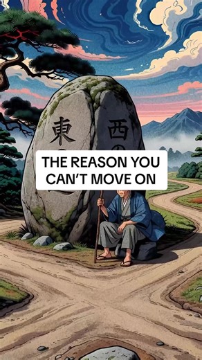 The reason you can’t move on. #zen #philosophy #buddhism #innerpeace #fyp