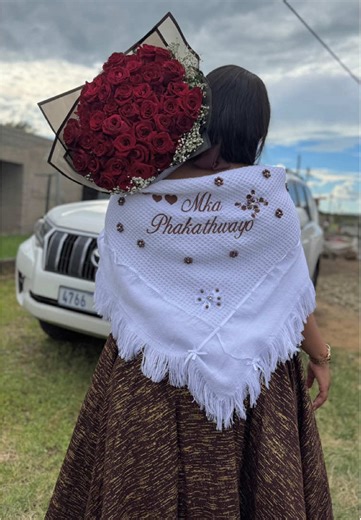 Making Aprons and Umhlonipho for Fundiswa Xaba