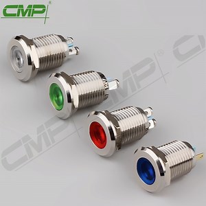 [Hot Item] CMP Metal Miniature Panel Mount Indicators IP67 12mm Indicator Lamp
