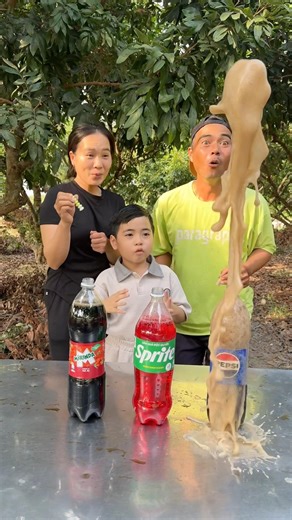 Mirinda VS mentos, Sprite, Pepsi VS mentos