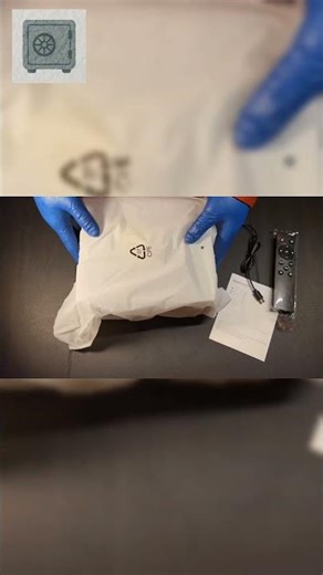 Silent ASMR Unboxing | Retro CD Player | Crinkle Vault