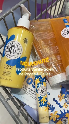 Nouvelle gamme Vanille Soleil de Roger & Gallet ☀️ #vanille #vanilla #summer #rogergallet #nouveauté