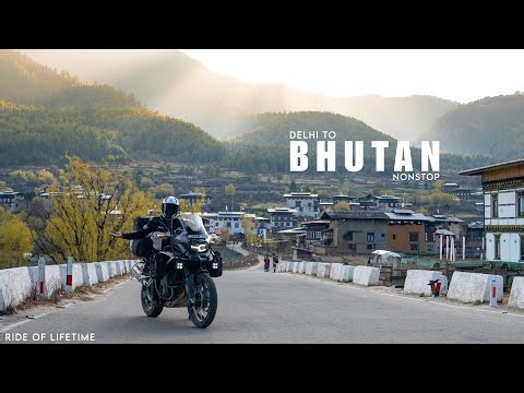 DELHI TO BHUTAN NON STOP 1700 KMS IN 30 HRS | EP-01 DELHI - PHUENTSHOLING | INTERNATIONAL RIDE