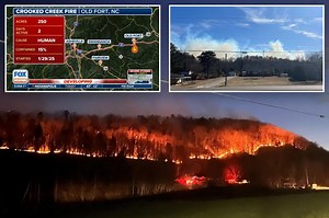 Wildfires erupt near North Carolina towns ravaged by Hurricane Helene