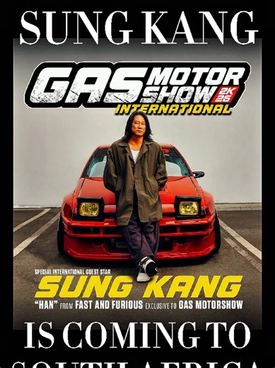 3D Artwork for Sung Kang at Gas Motor Show 🇿🇦