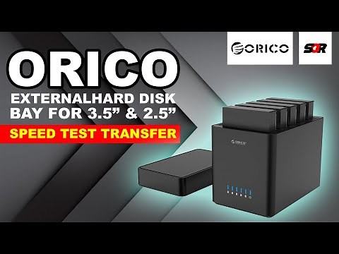 ORICO HARD DISK BAY DS500U3 EXTERNAL DATA STORAGE SPEED TRANSFER REAL WORLD TEST + FAN NOISE