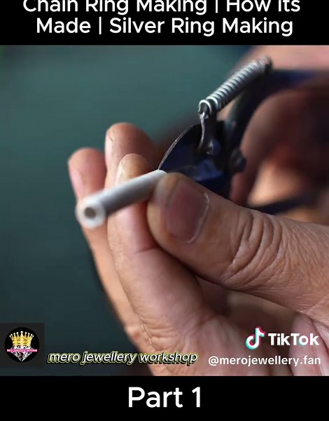 Chain Ring Making: Crafting Silver Jewelry Step-by-Step