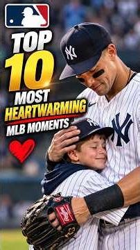Top 10 Most Heartwarming MLB Moments That Hit Different ❤️⚾ #baseball #mlb