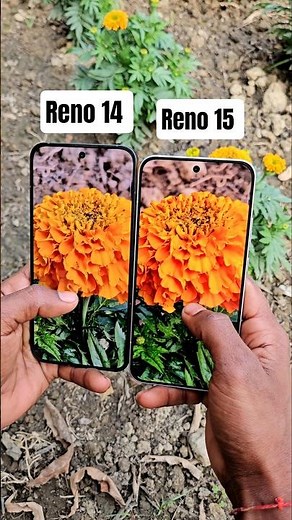 Oppo Reno 14 vs 15: The Ultimate Camera Comparison #shorts