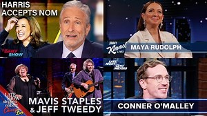 Late Night Last Week: Jon Stewart and Stephen Colbert Recap the DNC