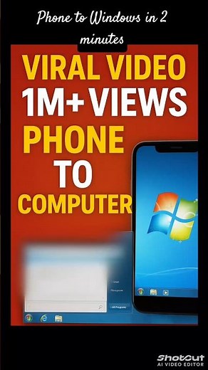 Turn Your Phone Into a Real Computer | Win7 Simu App Review | Windows 7 on Android#trending #cr7