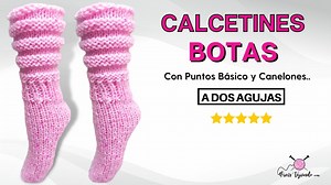 Aprende a tejer botas calcetines para mujer a dos agujas palitos paso a paso. ✅SUSCRÍBETE A NUESTRO CURSO GRATIS: https://goo.gl/ePxpfc | VivirTejiendo