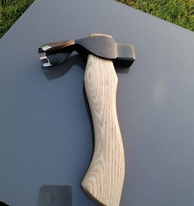 Adze, J2 Steel Casting Blade ,handle is Made of Ashwood and Leather Cover - Etsy