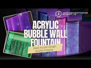 Transform Your Home Decor with a Stunning LED Bubble Wall | Jaffri Creations