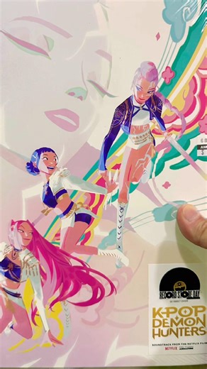 K-Pop Demon Hunters Vinyl Soundtrack Exclusive Version for Record Store Day 2026 #kpopdemonhunters